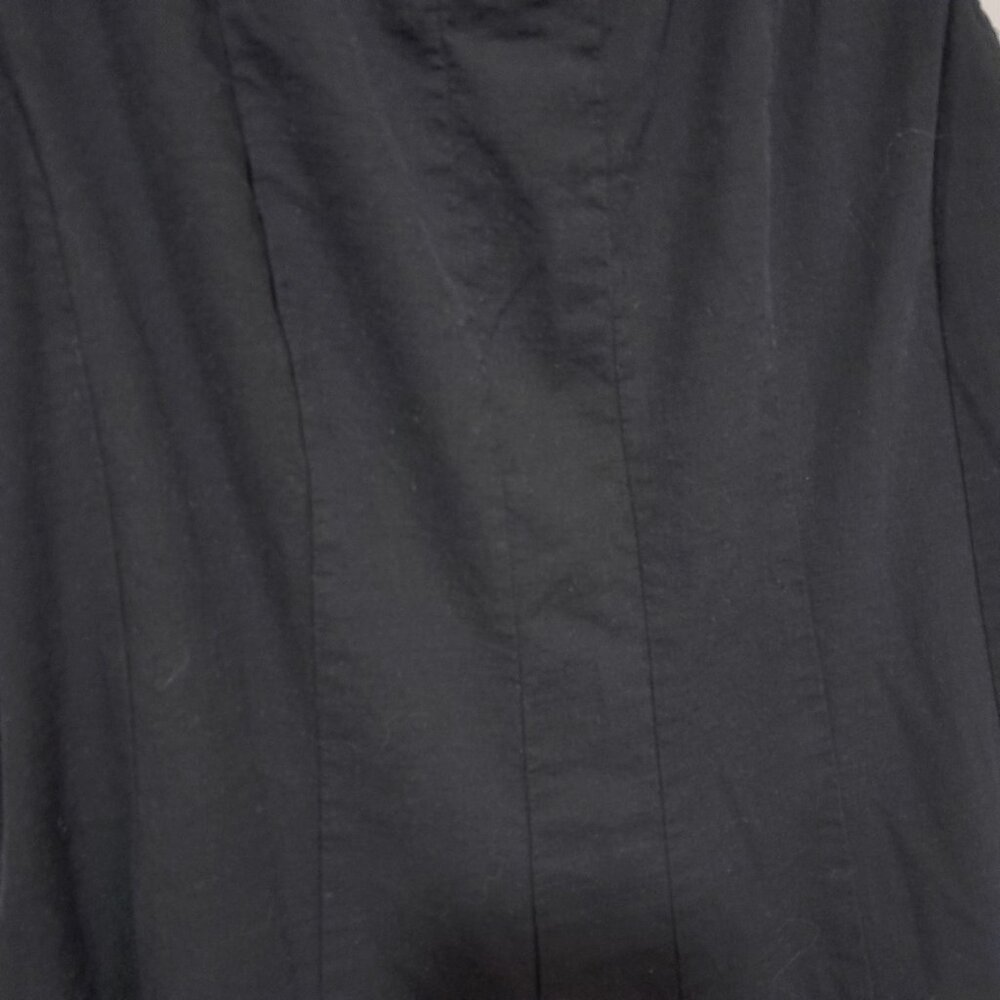 A New Day Black Fit & Flare Cotton Blend Dress Size 12 - Picture 9 of 9